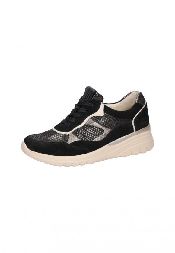 Waldlaeufer H-Carla schwarz iron creme - Schwarz Waldlaeufer H-Carla schwarz iron creme - Schwarz
