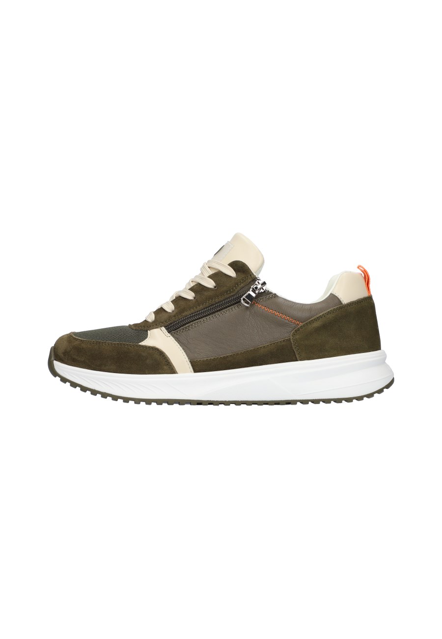 Waldlaeufer H-Matti olive beige - Grün