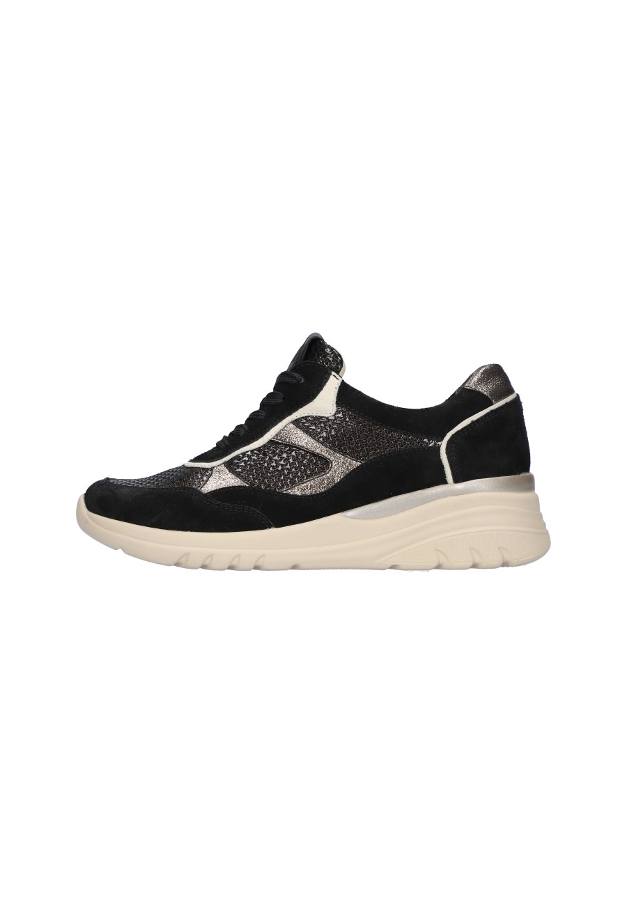 Waldlaeufer H-Carla schwarz iron creme - Schwarz