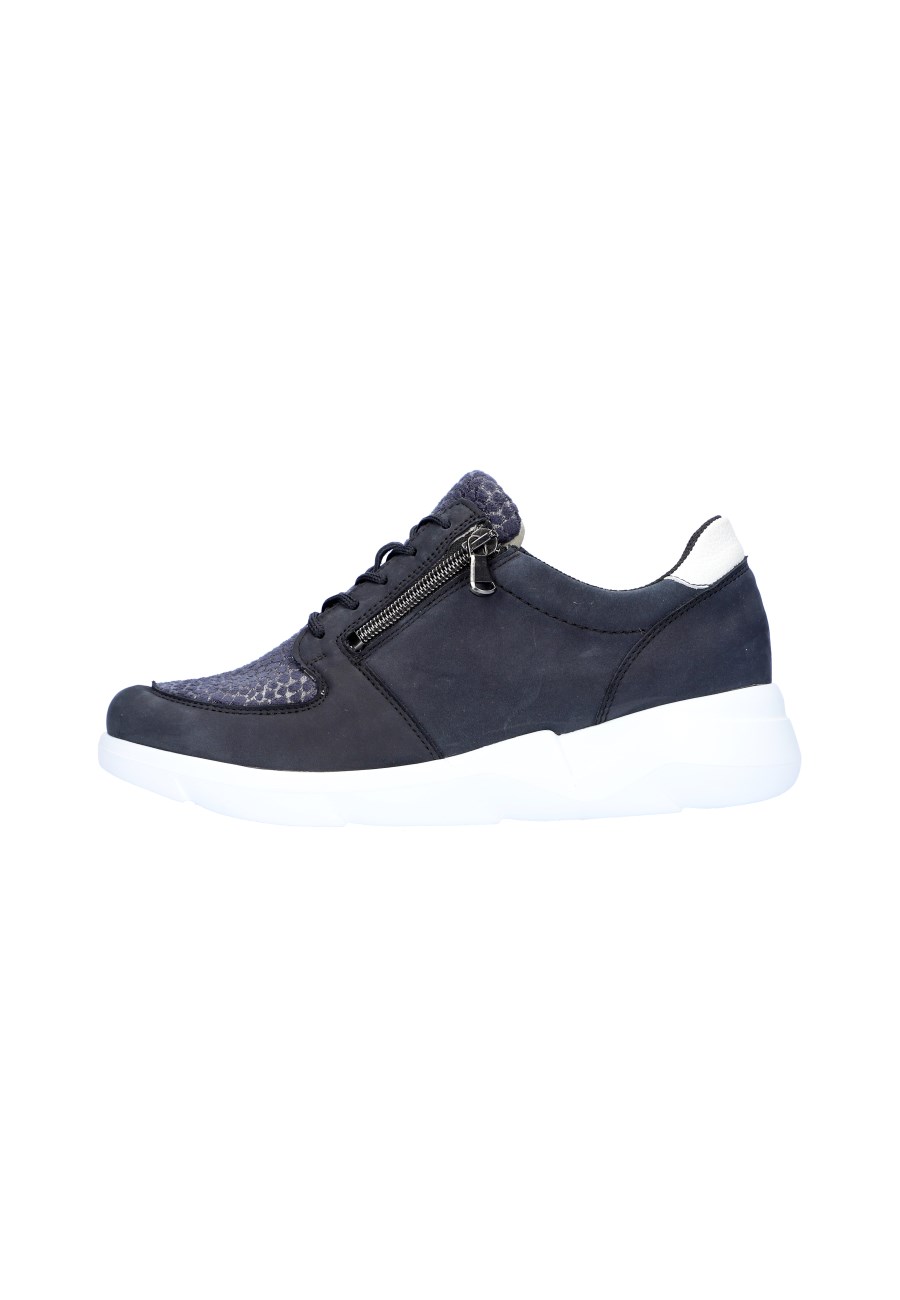 Waldlaeufer K-Funky marine weiss - Blau