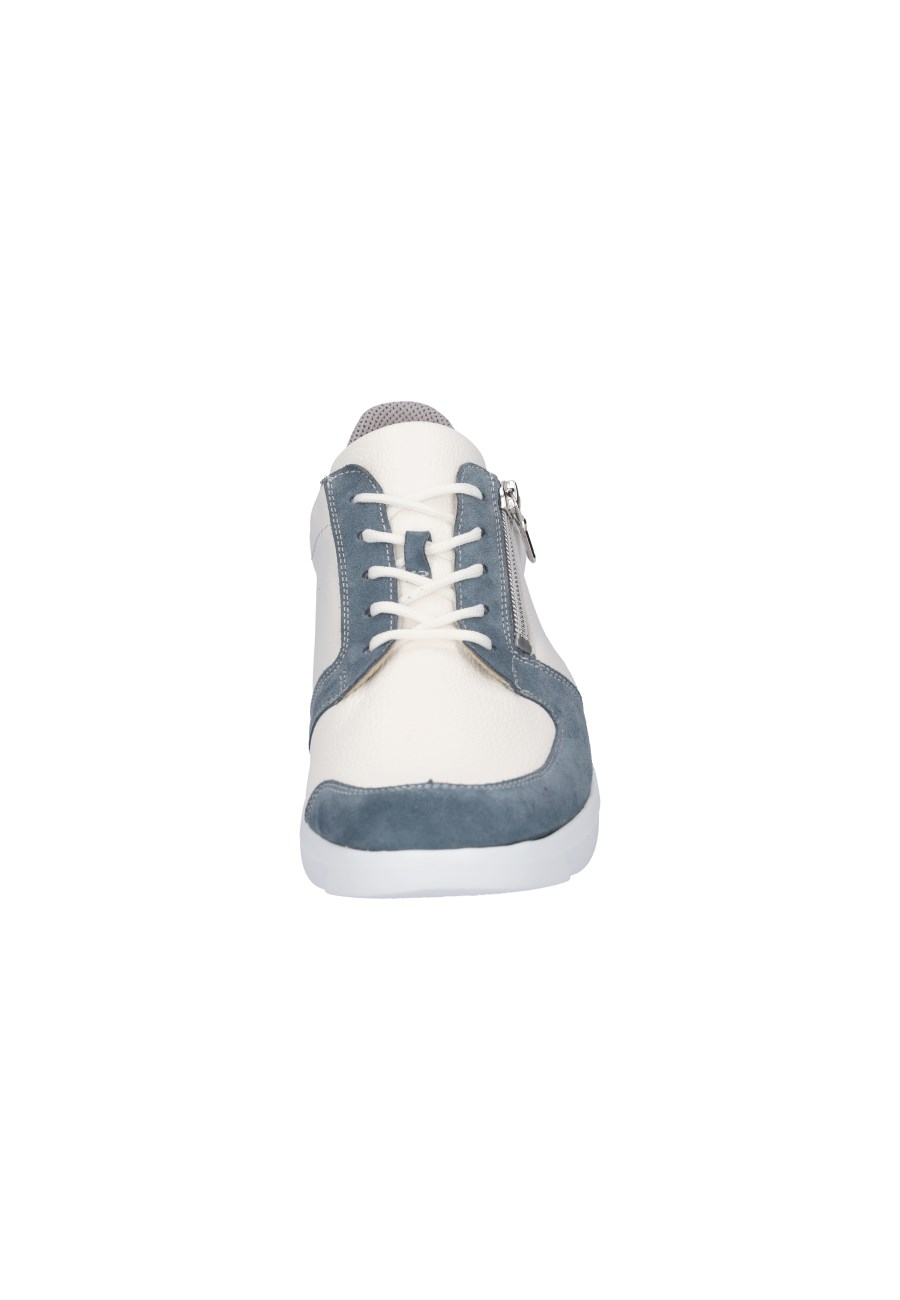 Waldlaeufer K-Funky denim weiss apricot - Weiß
